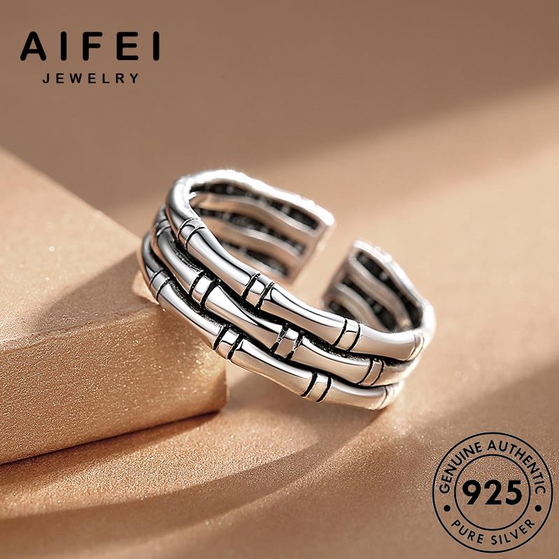 AIFEI JEWELRY cổ nguyên phụ thật trang thời nhẫn quốc 925 tre kiện hàn điển bản nữ sức bạc R239