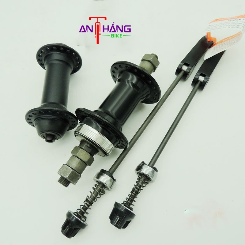 Đùm xe đạp, moayo nhôm xe thể thao phanh u, líp vặn 32, 36 lỗ