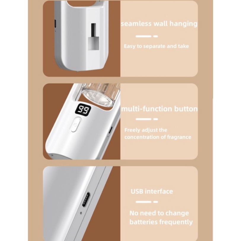 🇻🇳Còn hàng🇻🇳Máy Khuếch Tán Tinh Dầu Máy xịt thơm phòng tự động xịt thơm phòng Bơ xịt làm mát không khí Thích hợp cho trong nhà/khách sạn/nhà vệ sinh