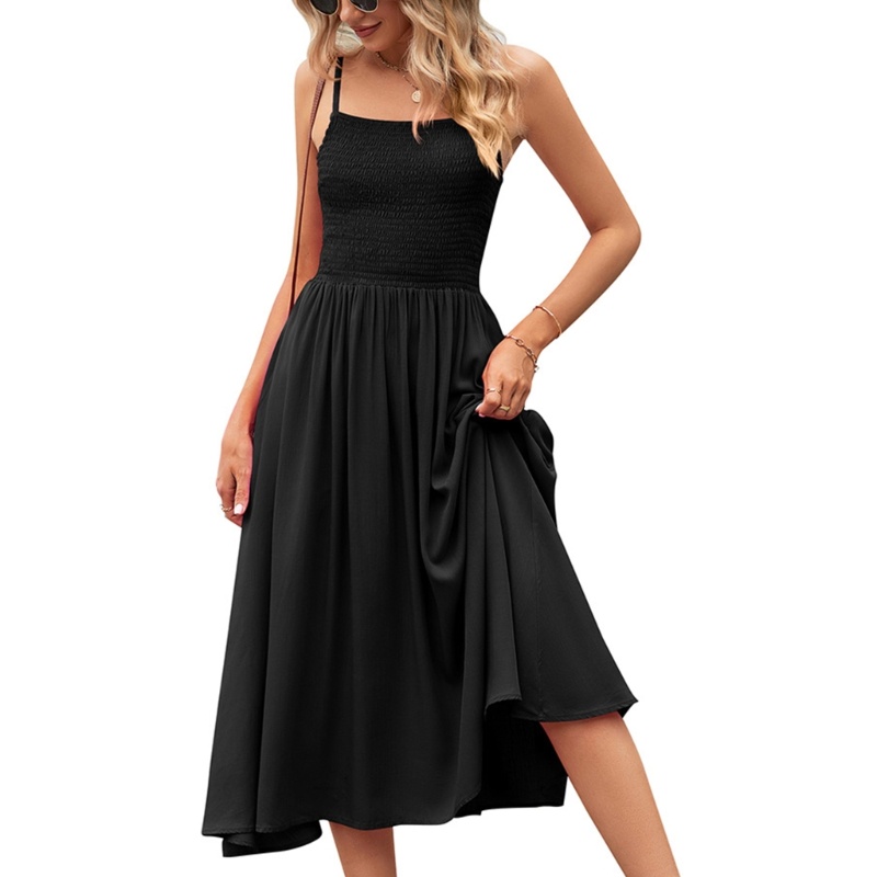 Đầm Hai Dây Dáng Ôm Thời Trang Cho Nữ