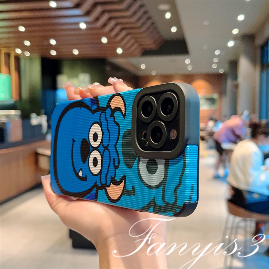 Ốp Điện Thoại TPU Mềm Họa Tiết Quái Vật Cho IPhone 14 13 12 11 Pro Max X XR Xs Max 8 7 Plus SE 2020