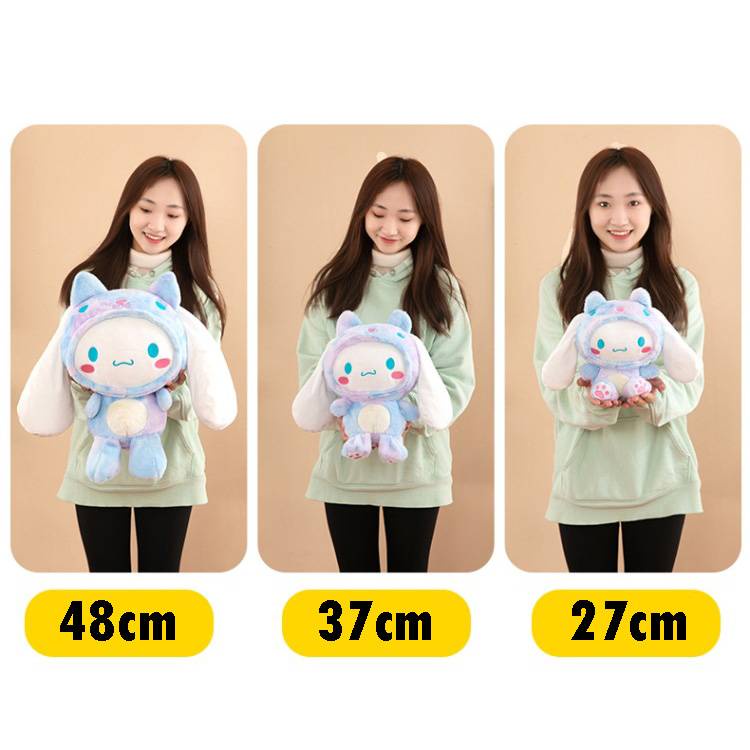 Sanrio cinnamoroll Nhồi Bông Màu Hồng / Xanh Dương gradient 1 # Làm Quà Tặng / Trang Trí Nhà Cửa Cho Bé Gái