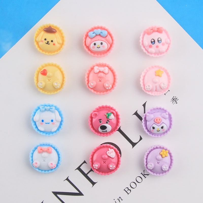 Crocs Jibbitz / Hạt Charm / Lotso Bánh / Trang Trí Giày / Phụ Kiện Diy Có Khóa Cài Trang Trí Điện Thoại / Dép Crocs
