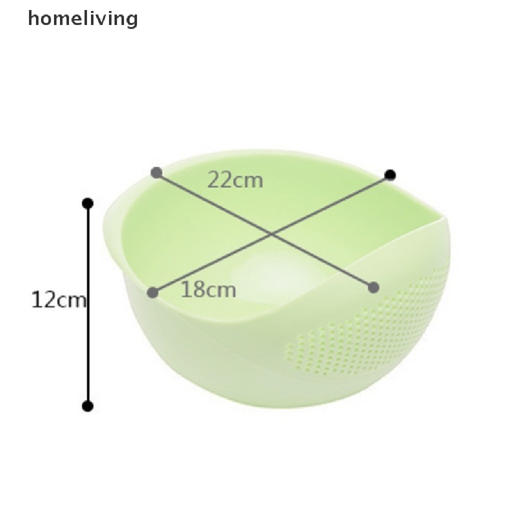 Rổ Nhựa Vo Gạo Có Tay Cầm Tiện Dụng Cho Nhà Bếp