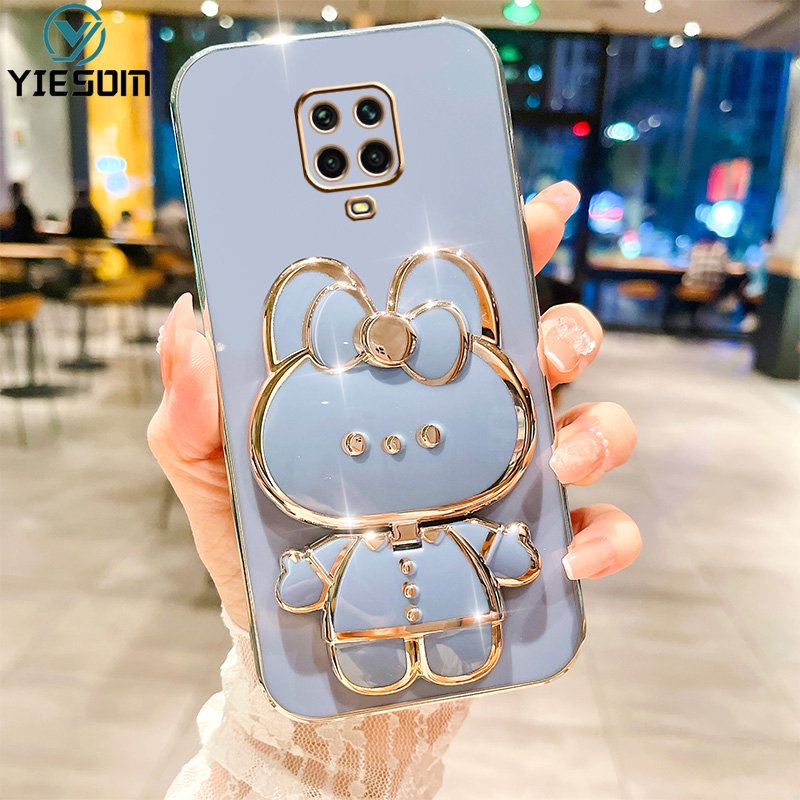 Ốp Điện Thoại Tráng Gương Hình Thỏ Dễ Thương Cho Xiaomi Redmi Note 11 10 Pro 11S 10S 4G 5G 9S 9 Pro