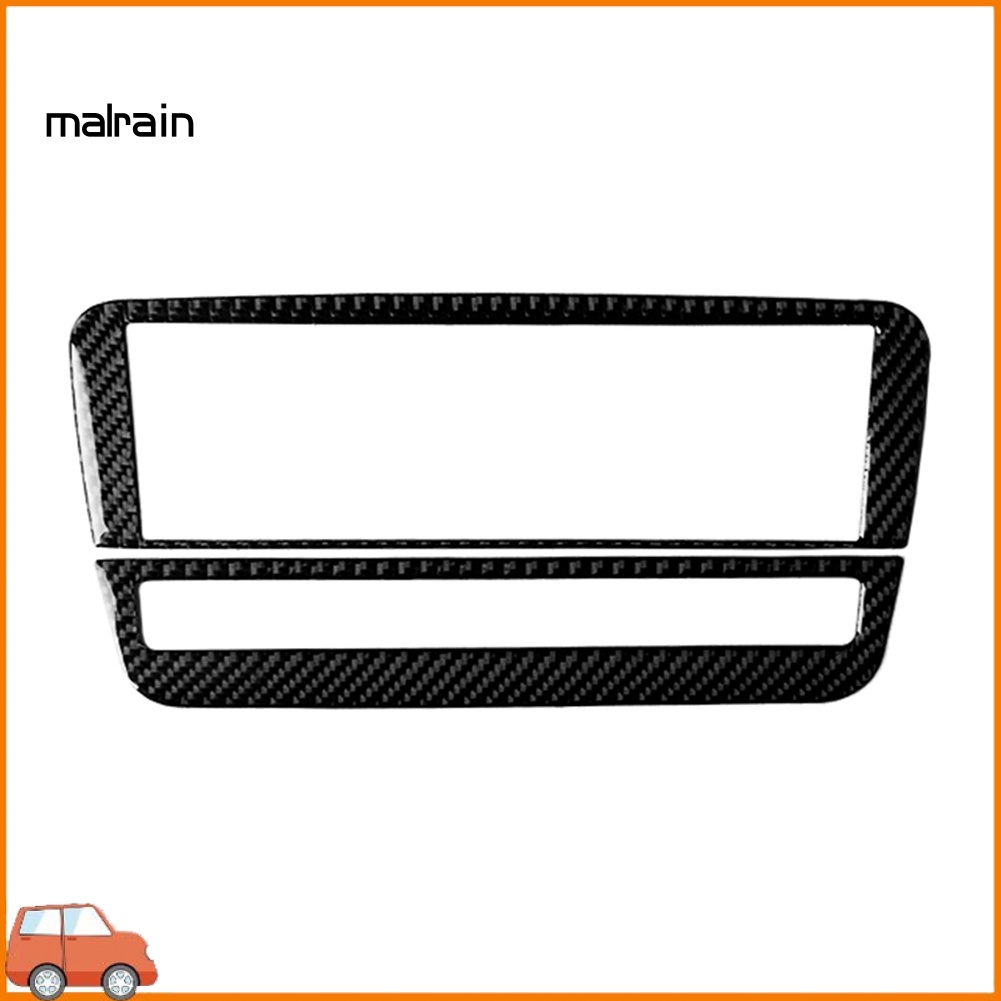 Miếng Dán Bảng Điều Khiển Máy Điều Hòa Bằng Sợi Carbon Cho Xe Hơi Benz GLA