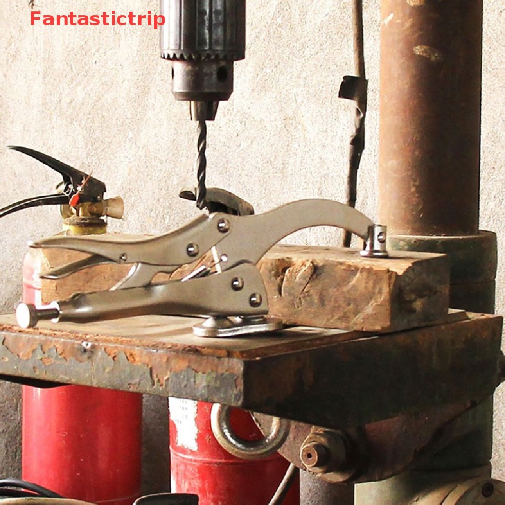[Fantastictrip] Kẹp Cố Định Mũi Khoan Gỗ 9 Inch Có Khóa Và Đòn Bẩy Tháo Gỡ Mới