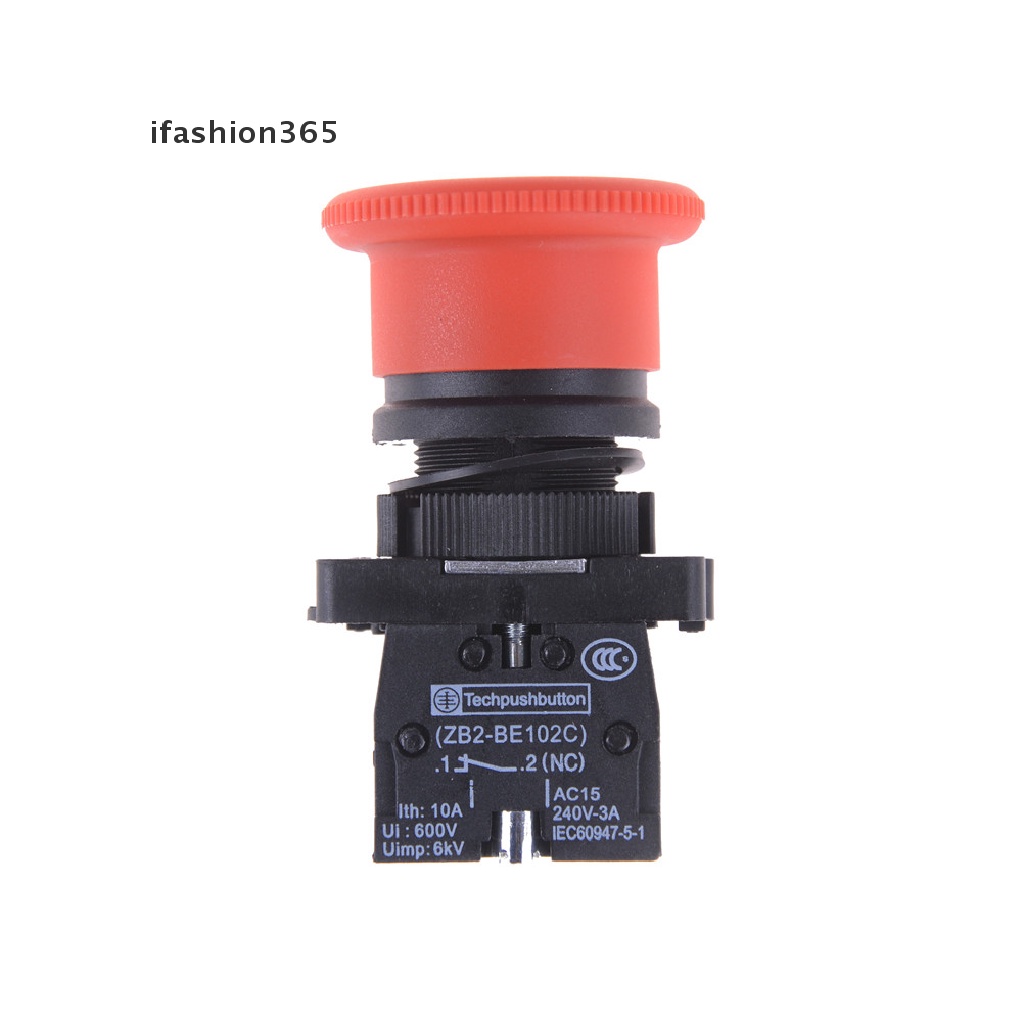 1 Công Tắc Nhấn Khẩn Cấp Hình Nấm Đỏ XB2-ES542 22mm NC