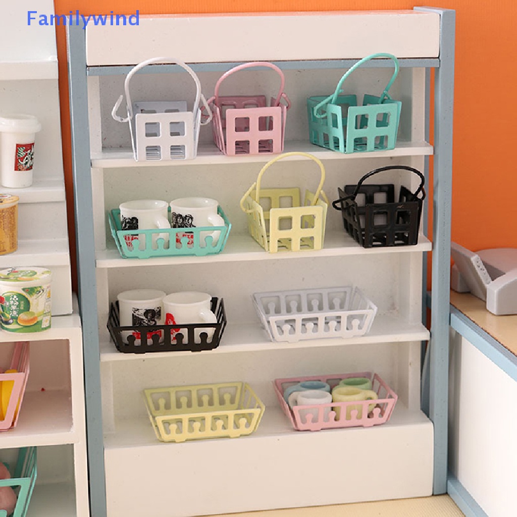 Giỏ Đựng Rau Củ Quả Mini Tỉ Lệ 1: 12 Trang Trí Nhà Búp Bê