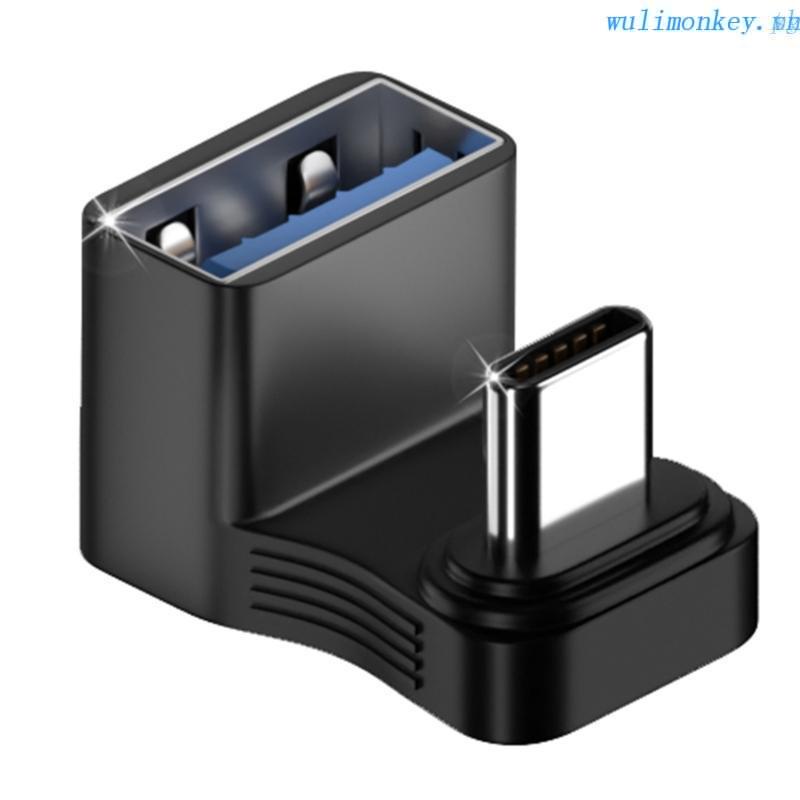 Đầu Chuyển Đổi USB Type-C OTG Sang USB 3.0 Chuyên Dụng Cho Laptop / Máy Tính Bảng # 180° Phụ Kiện Lên Và Xuống)