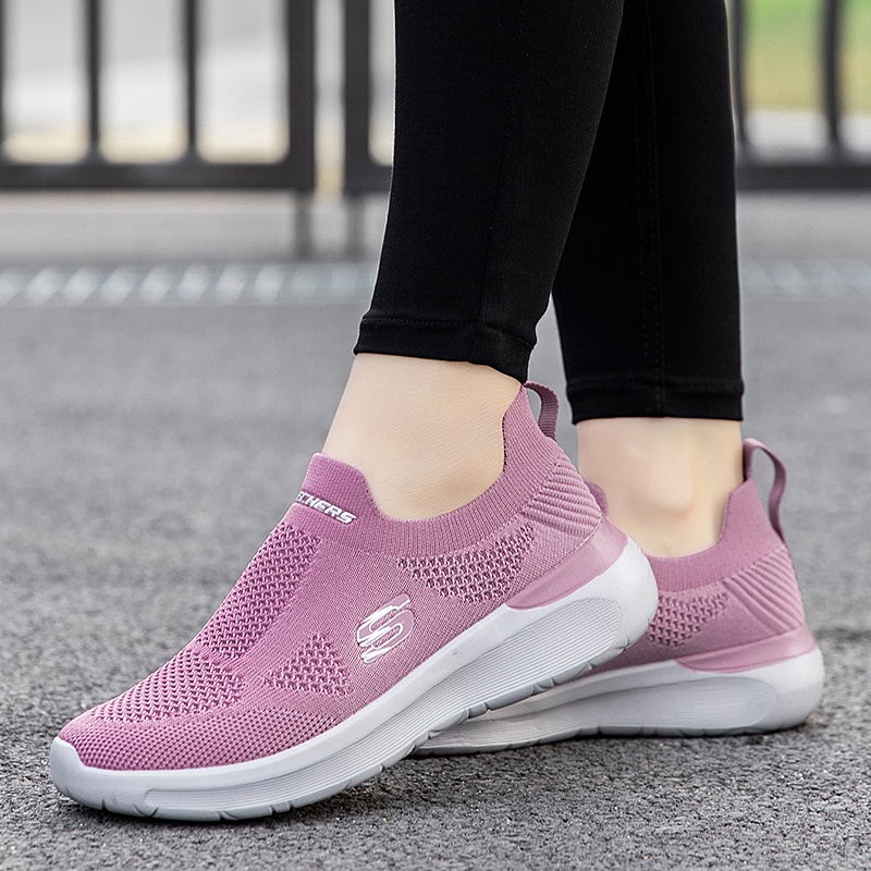 Hàng Có Sẵn Giày Thể Thao Thoáng Khí Trọng Lượng Nhẹ Và Thoáng Khí GO Slip on Cho Nữ * Skechers_