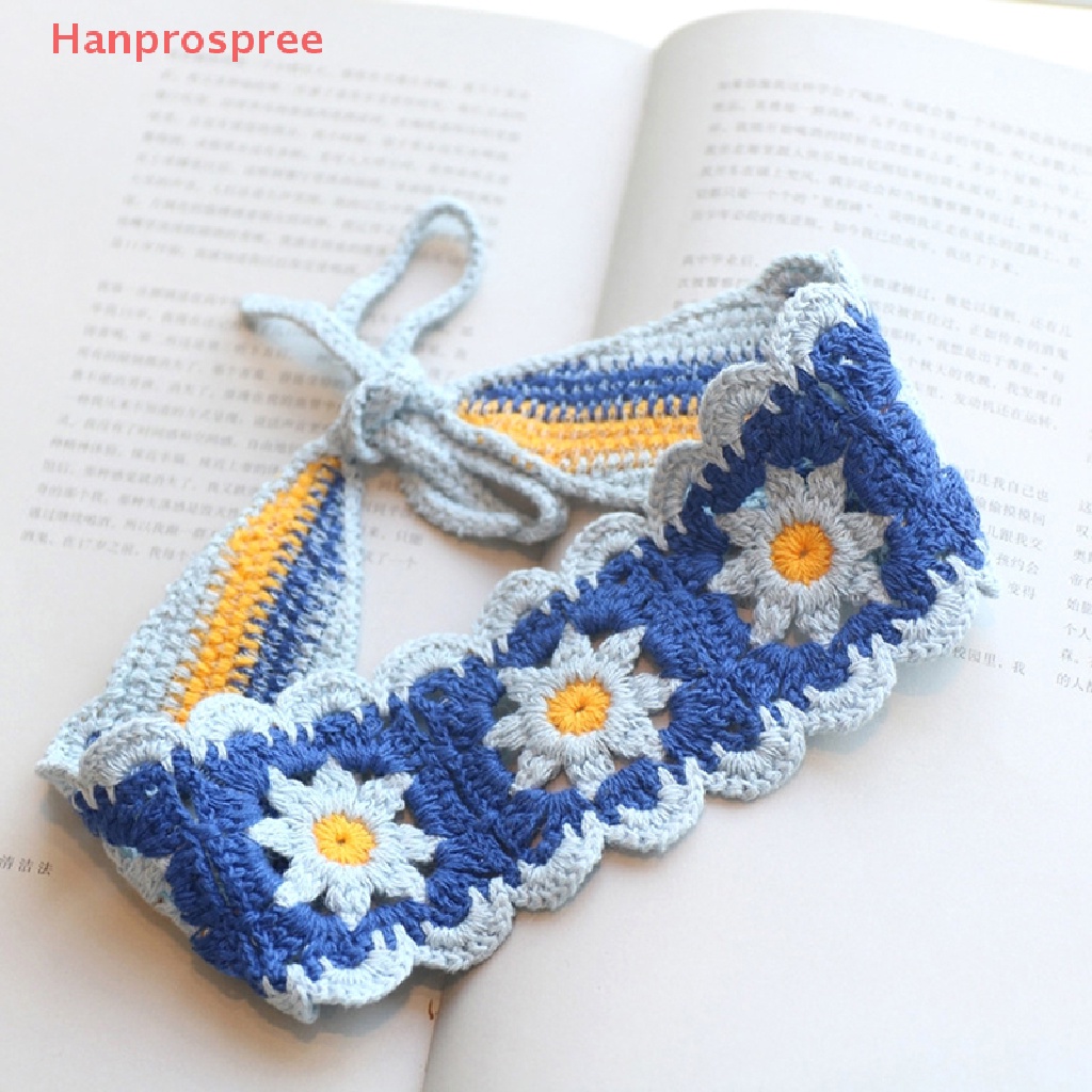 1 Băng Đô Đan Len Hình Hoa Nhiều Màu Sắc Cho Nữ