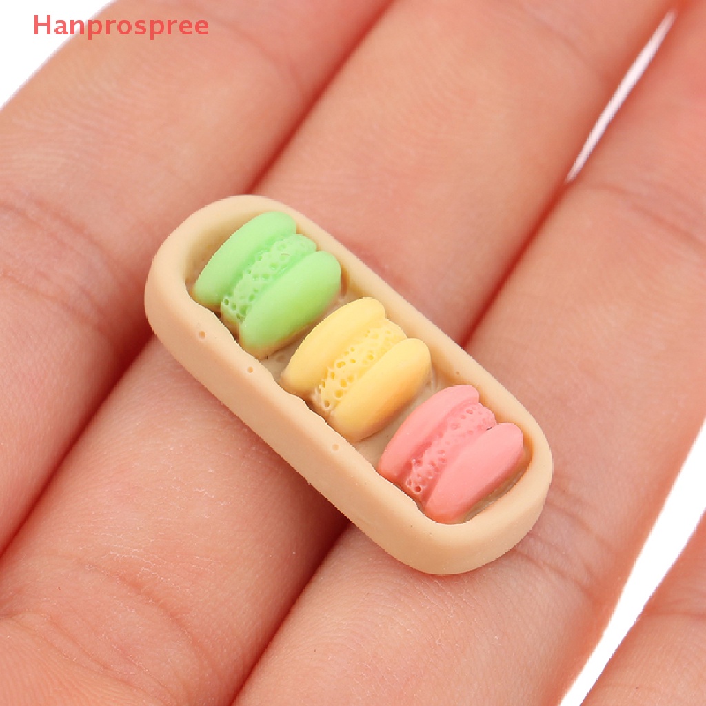 Bộ 10 Bánh Quy Macaron Giả Bằng Resin Dễ Thương Trang Trí Sổ Tay / Điện Thoại