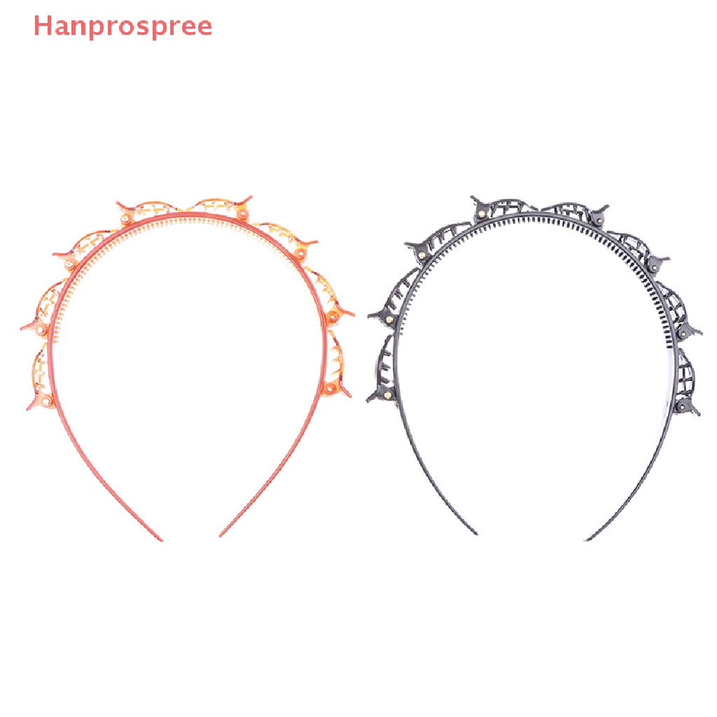 > Phụ Kiện Tóc Hanprospree > Băng Đô Xoắn Cài Tóc Có Răng Lược Dụng Cụ Bện Cho Nữ well