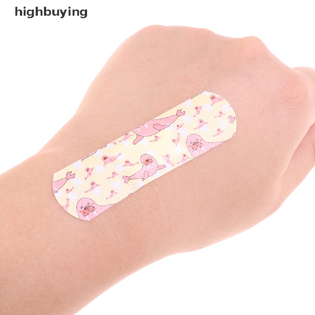 Set 120 Băng Cá Nhân Thoáng Khí Chống Thấm Nước Họa Tiết Hoạt Hình