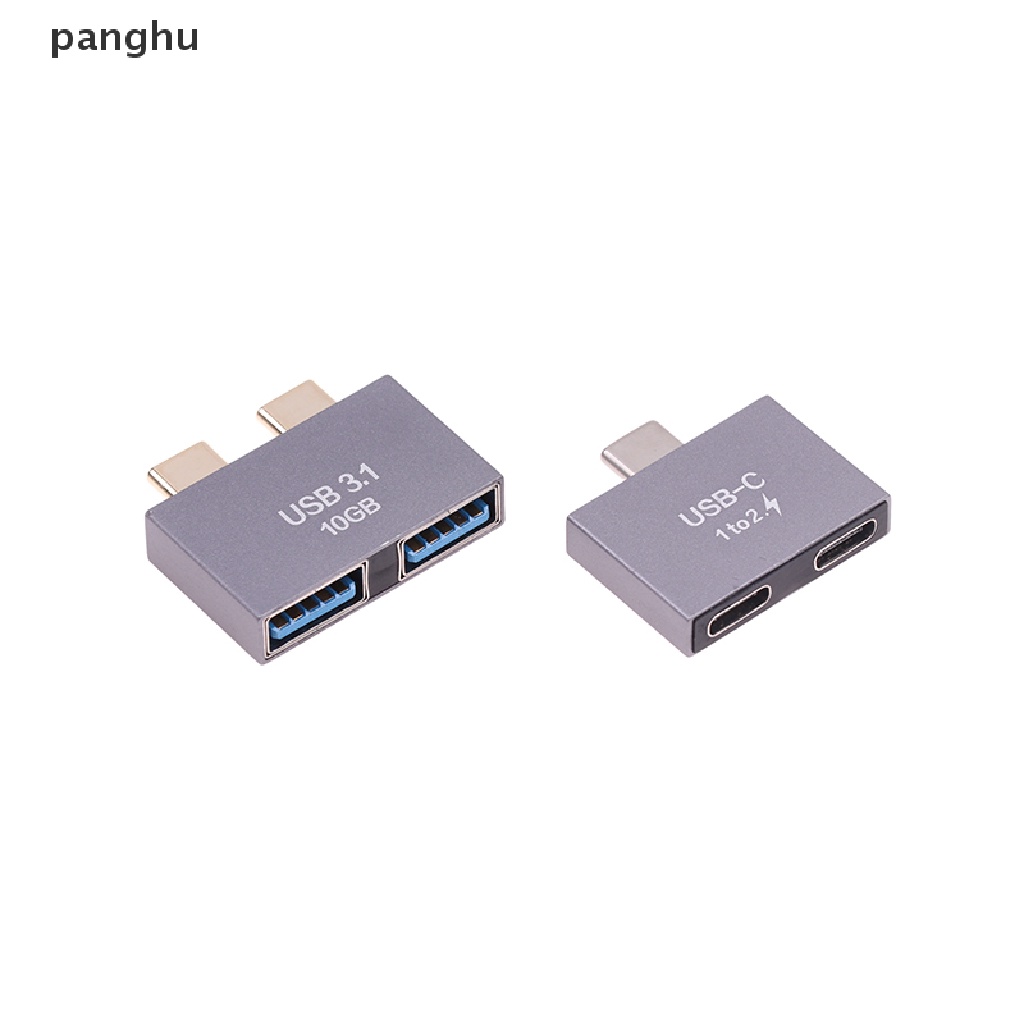 Đầu Nối Chia Hai Cổng USB C Sang Hai Cổng Type-C USB A Cho Sạc USB C PD Laptop