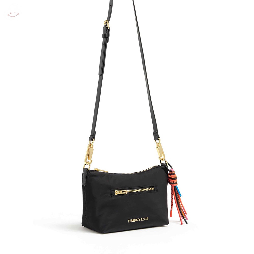 Túi Đeo Chéo Hình Vuông Nhỏ Bằng Nylon Kèm Dây Đeo Tùy Chỉnh Thời Trang Cho Nữ