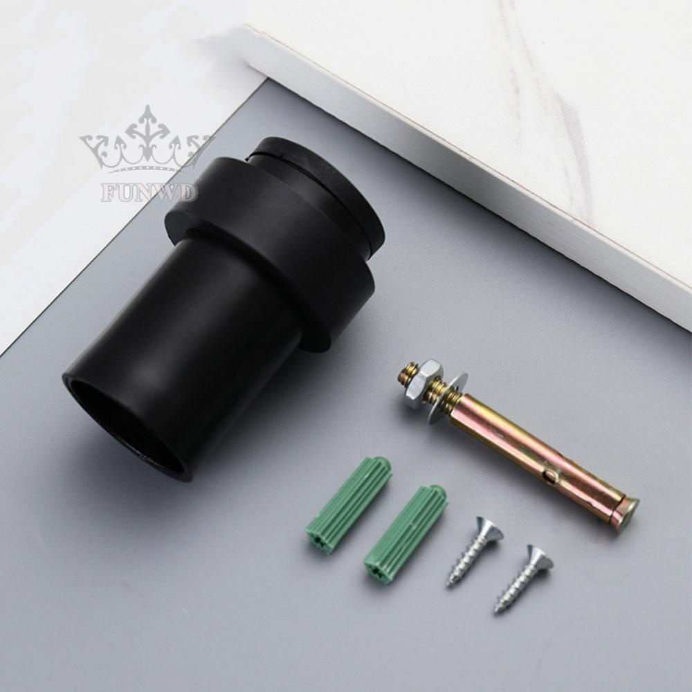 【FUNWD】Rubber Catch Door Stopper Stainless Steel Rubber Bumper Floor Mounted Door Stop