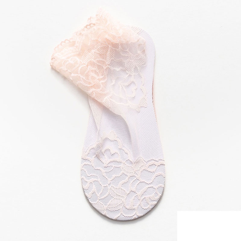 197.Vớ Thuyền Bằng Silicone Chống Trượt Thời Trang Cho Nữ