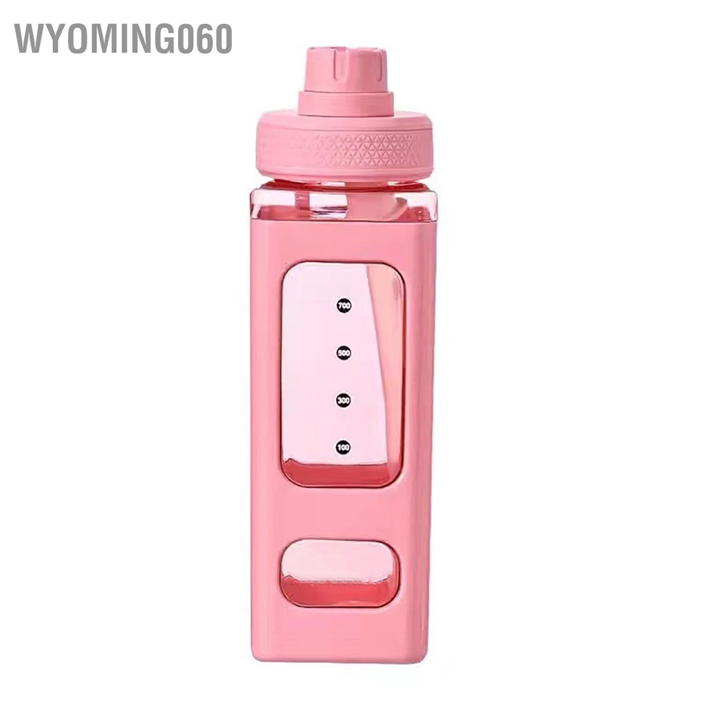 Bình Nước Thể Thao Dung Tích Lớn Có Ống Hút Chống Rò Rỉ Dễ Thương Cho Học Sinh