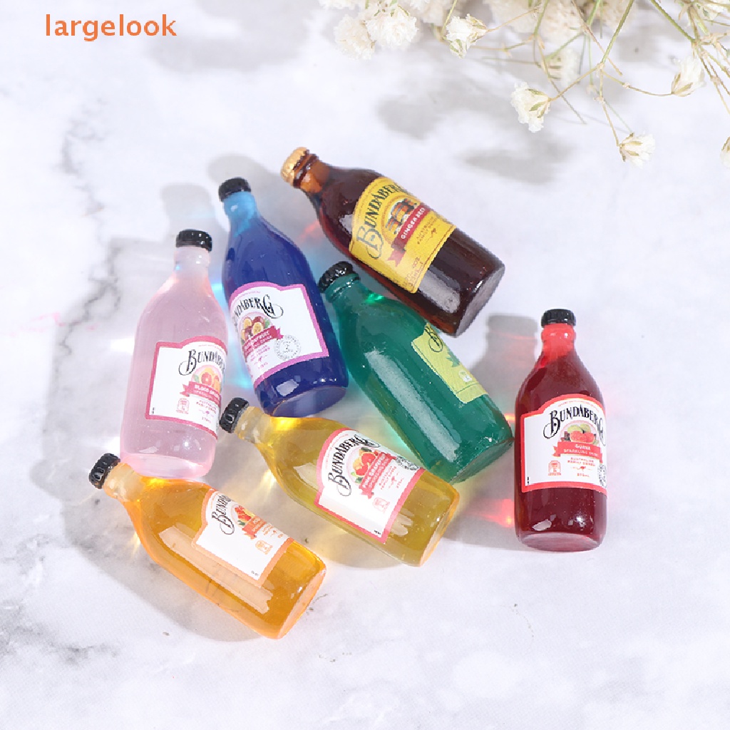 Set 10 Chai Nước Mini Tỉ Lệ 1: 12 1: 6 Dùng Trang Trí Nhà Búp Bê