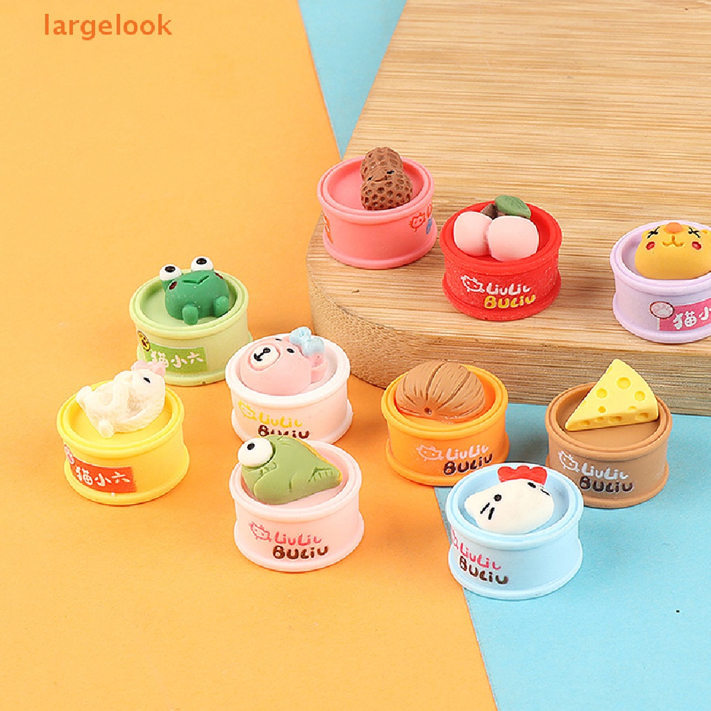 Set 5 / 10 Đồ Chơi Đóng Hộp Họa Tiết Hoạt Hình Cho Nhà Búp Bê 1: 6