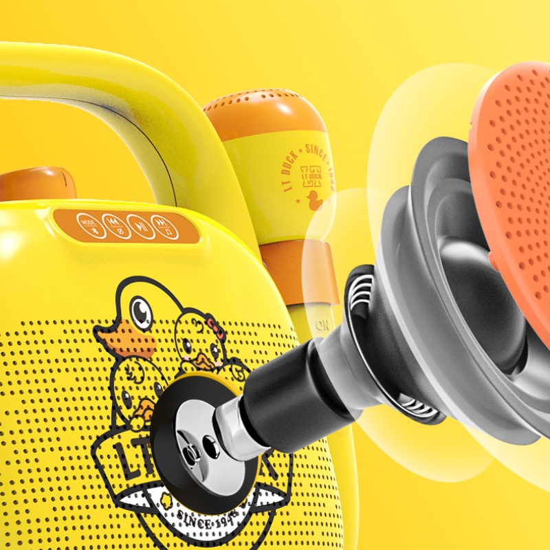 Đồ Chơi Loa Hát Karaoke Mini Hình Vịt Dễ Thương Cho Bé