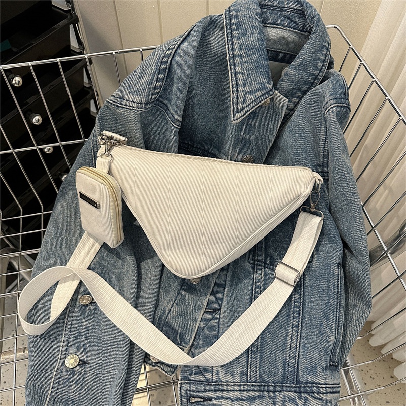 Túi Đeo Chéo Mini Màu Trơn Đơn Giản Thời Trang Xuân 2023 Cho Nữ