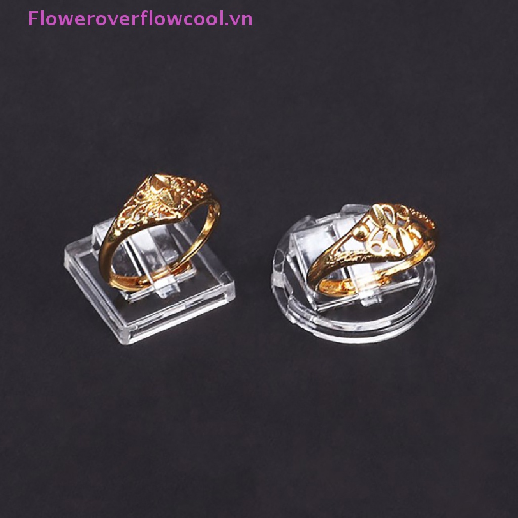 Set 10 Giá Trưng Bày Nhẫn Trong Suốt