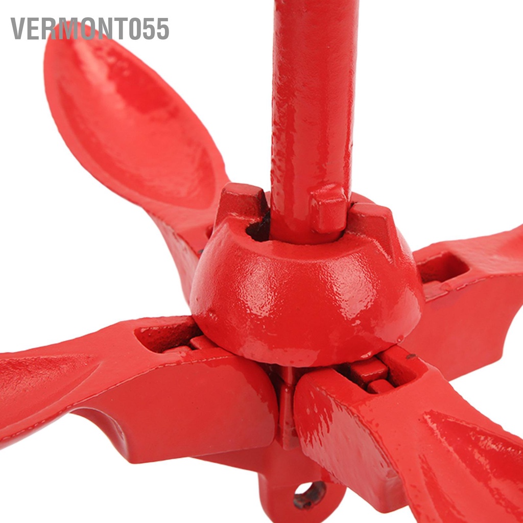 Vermont055 Neo thuyền với túi đựng dây kéo 39 4ft neo bằng thép carbon có thể gập lại cho kayak Marine