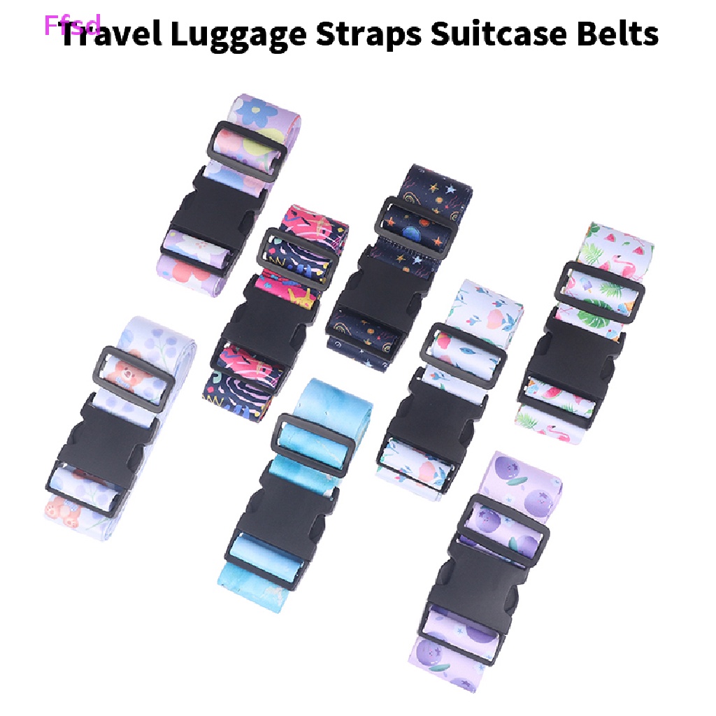 Dây Đai Hành Lý Du Lịch Dày Không Phai Màu Có Thể Điều Chỉnh