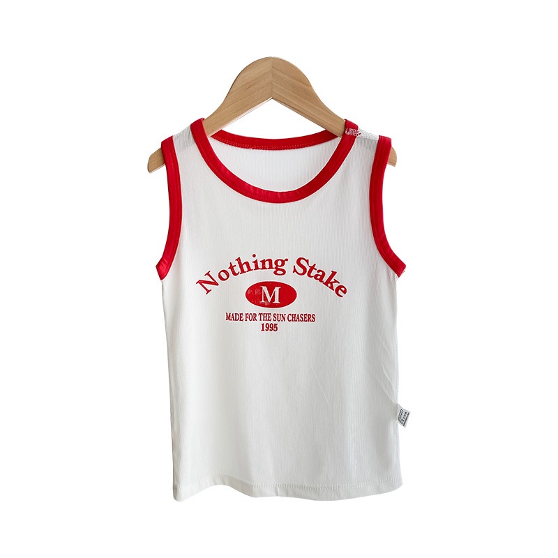80-150cm Bé Gái Ice Silk Váy Ngủ Mùa Hè Trẻ Em Không Tay Đầm Cho Bé Không Xương Sling Đầm Bé Gái Áo Vest Quần Áo Gia Đình