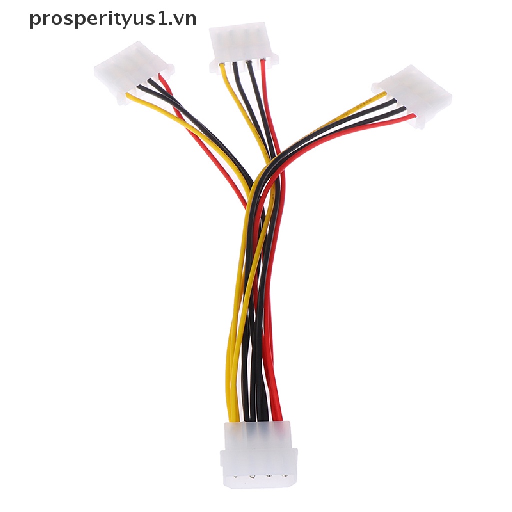 Cáp Chia Nguồn Điện 4 Pin IDE 1 Sang 3 Molex IDE Female Chuyên Nghiệp