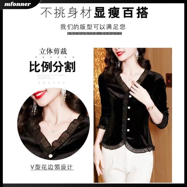 Áo Cardigan Nhung Tay Dài Cổ Lọ Ôm Dáng Thời Trang Dành Cho Nữ