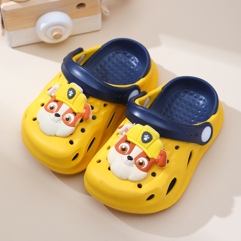 Dép Đi Trong Nhà Tắm Chống Trượt Mềm Mại Họa Tiết Hoạt Hình PAW Patrol Chase Skye Marshall Rubble Zuma Cho Bé