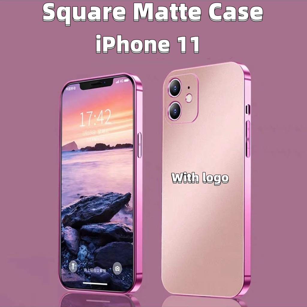 Ốp Điện Thoại TPU Silicon Mềm Chống Sốc Mặt Nhám Cho iPhone 12 11 Pro Max XR XS Max 12 Pro Max