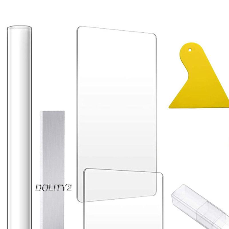 [Dolity2] Dụng Cụ Cây Lăn Cắt Đất Sét Polymer Acrylic Thủ Công Để Điêu Khắc