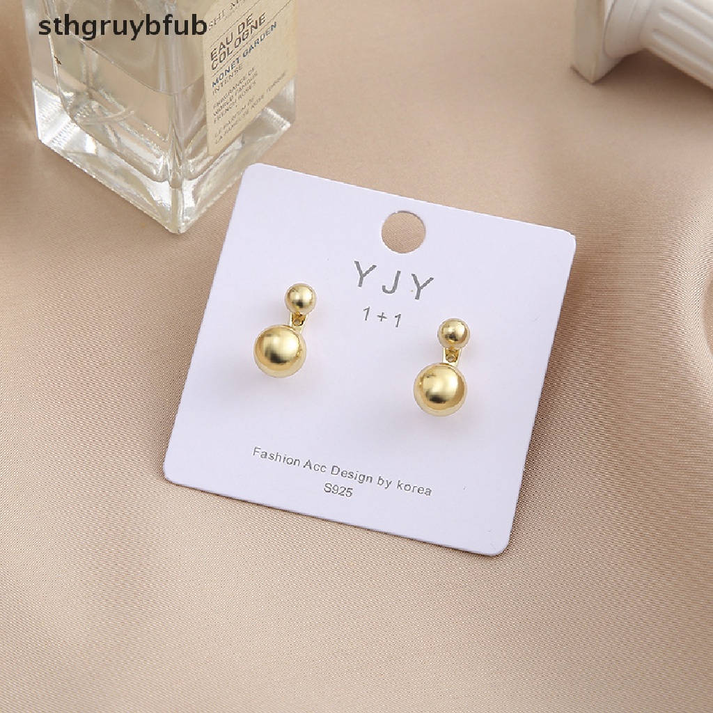 Khuyên Tai Đính Đá Zircon Lấp Lánh Thời Trang