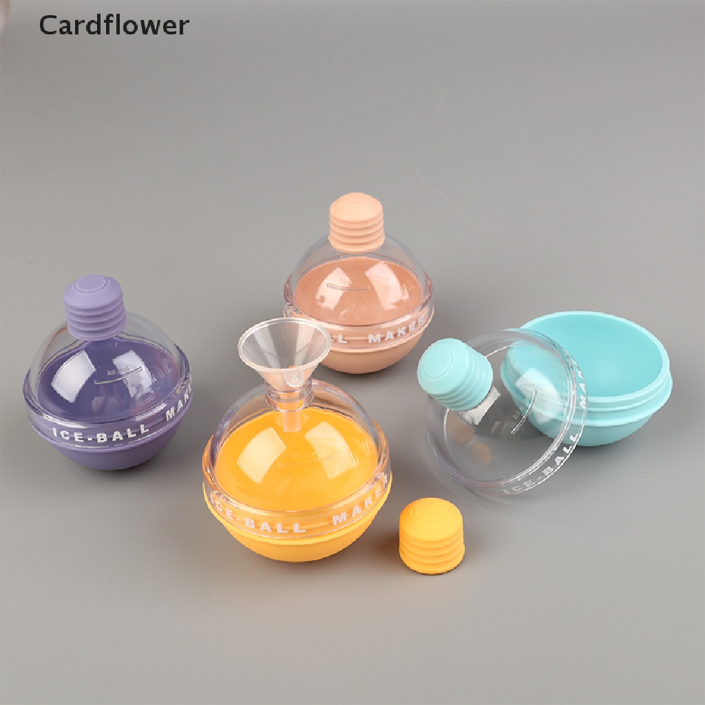 < Cardflower > Khuôn Silicone Cấp Thực Phẩm Khuôn Làm Đá Hình Tròn Làm Đá Viên Đa Ứng Dụng Cho Nhà Bếp