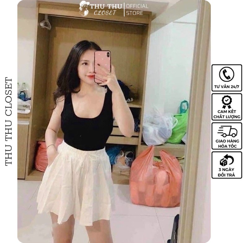 Áo ba lỗ thái 2 màu trắng, đen