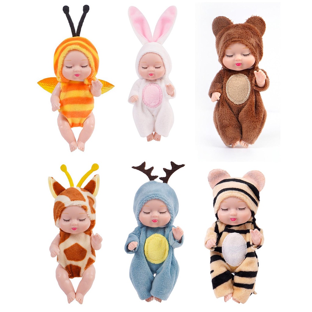 Búp Bê Em Bé Đang Ngủ Bằng Nhựa Z7B5