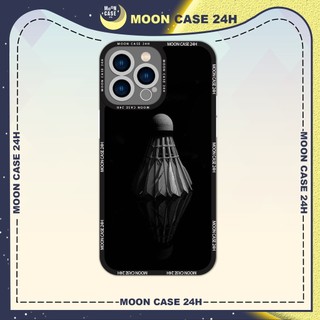 Ốp lưng iphone MOON CASE 24H Hình Quả Cầu Lông ip 8/x/xs/xsmax/11/12/13/14pro/plus/promax
