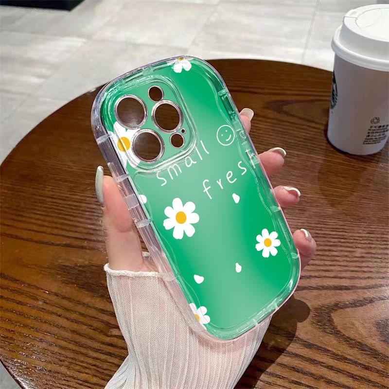 ✅Ốp Điện Thoại Dẻo Trong Suốt Họa Tiết Hoa Cúc Nhỏ Xinh Chống Sốc Cho Iphone12 / 14 / 7 promax8p11 xrxs 13 / 2ZYG