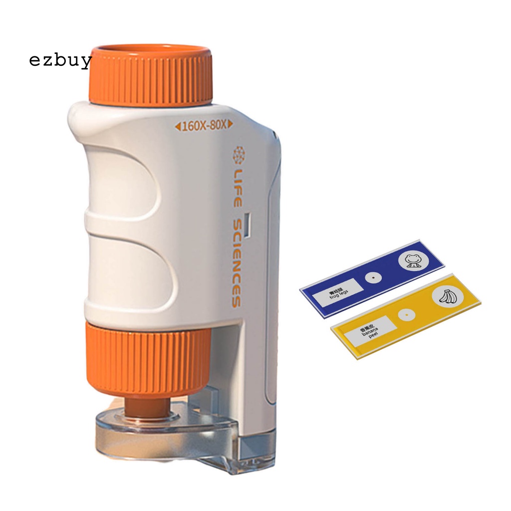 1 Bộ Kính Hiển Vi Cầm Tay Phóng Đại 80-160 Bước Có Thể Tháo Rời Hỗ Trợ Thí Nghiệm Khoa Học