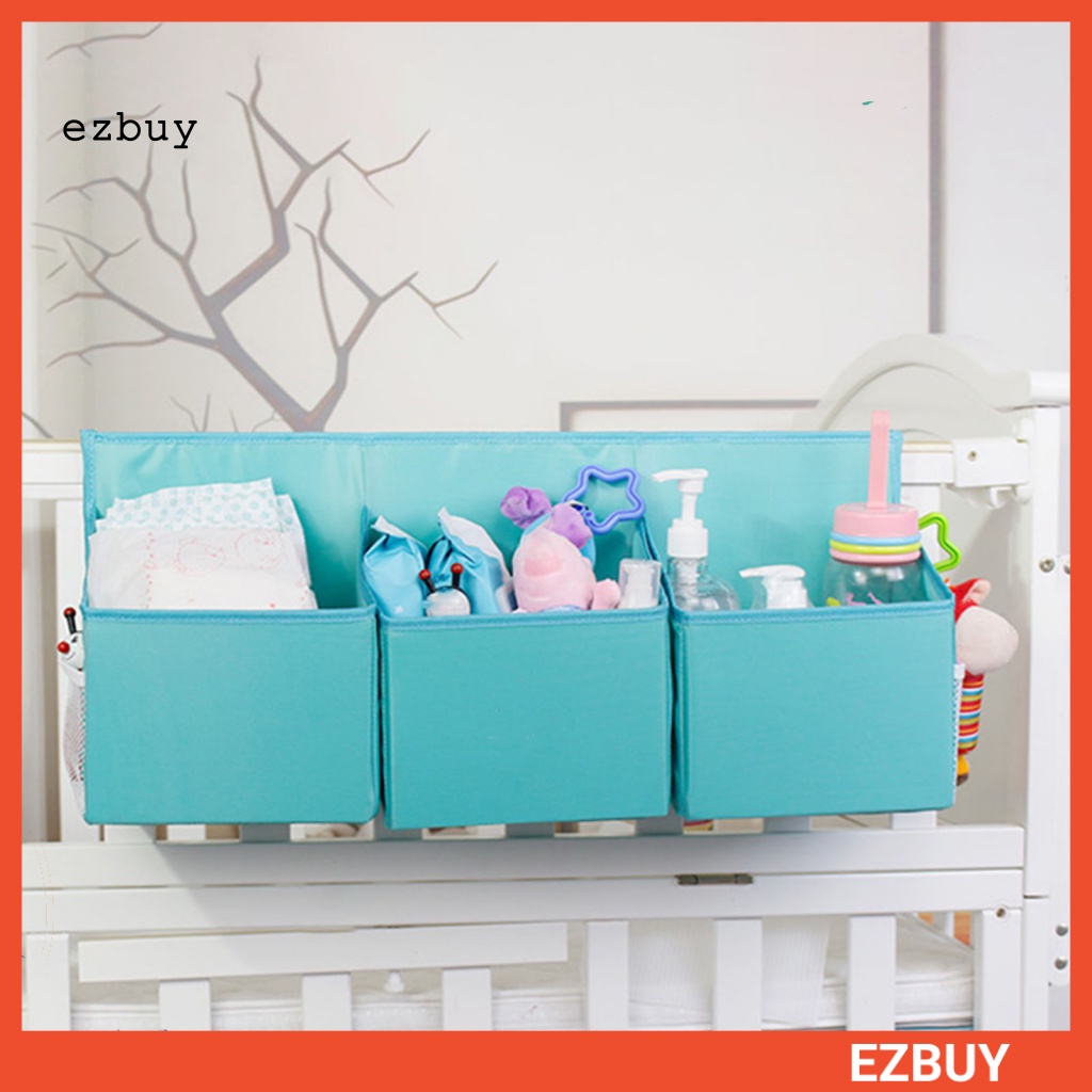 Túi Đựng Đồ Dùng Treo Giường Ngủ Em Bé Bằng Vải Oxford Tiện Dụng