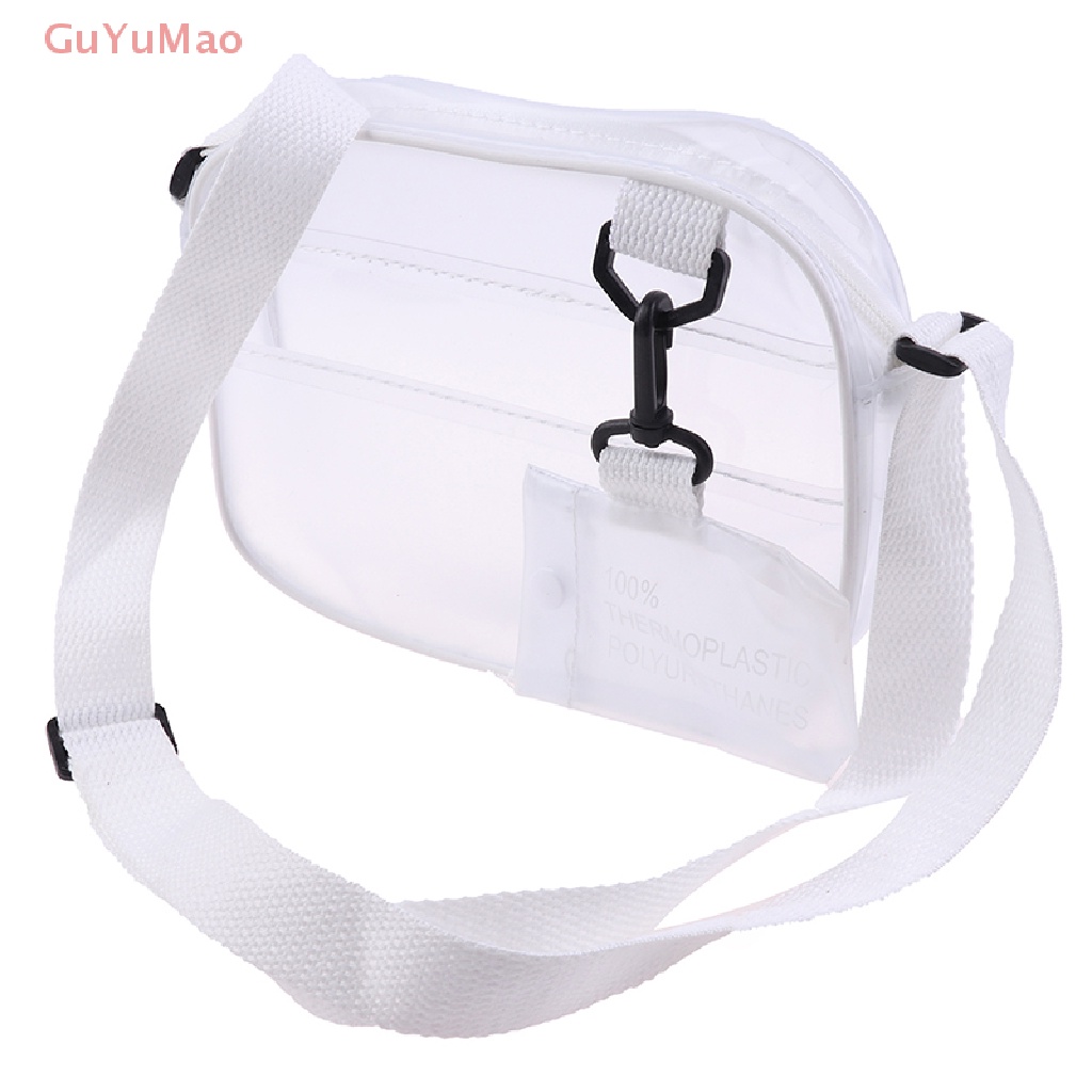 Túi Đeo Chéo Nhỏ Bằng Nhựa PVC Trong Suốt Mờ Cho Nữ PRTA