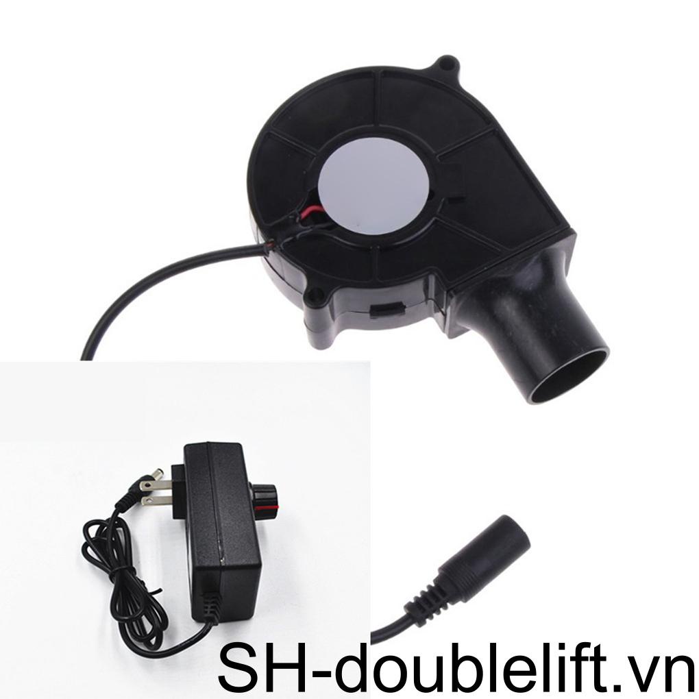 Quạt Thổi Khí Cầm Tay 220V 7 5cm Dành Cho Tiệc Nướng BBQ Ngoài Trời