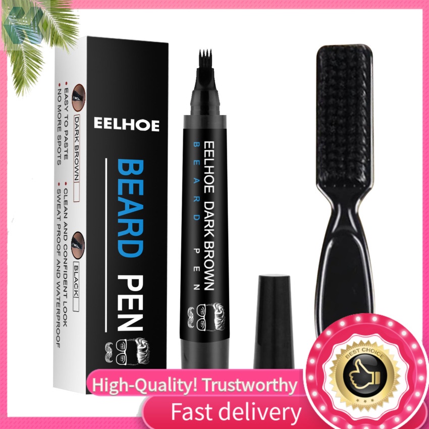 Bộ Dụng Cụ Hỗ Trợ Tạo Kiểu Râu Màu Đen / Nâu Tiện Dụng