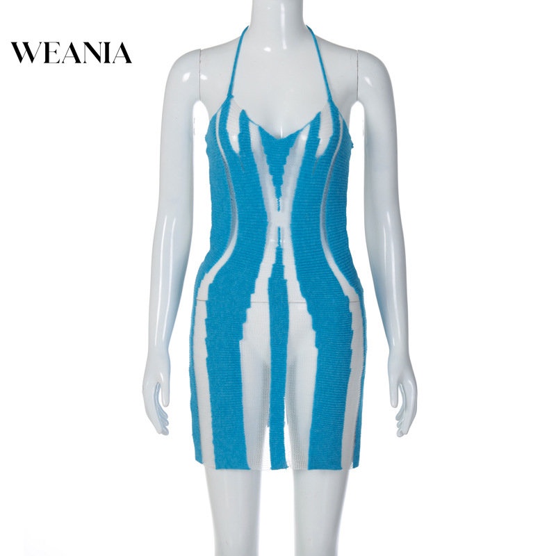 Đầm Hở Lưng Phối Lưới Quyến Rũ Thời Trang Dành Cho Nữ