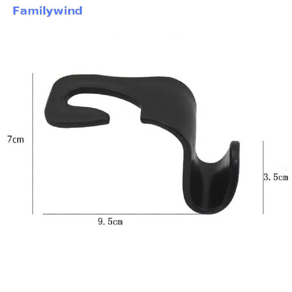 1 / 4 Giá Đỡ Móc Treo Đồ Gắn Ghế Ngồi Xe Hơi Tiện Dụng